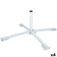 Fod for strandparasol Aktive Hvid Plastik Svamp EPS 85 x 31 x 85 cm (4 enheder)