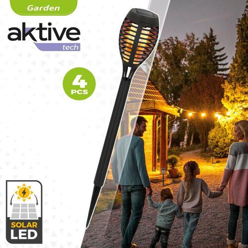 LED-lampe Aktive Plastik 7,5 x 50 x 7,5 cm (4 enheder)