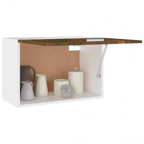 Hængeskab Lyon - røget eg 60×31×40 cm i konstrueret træ
