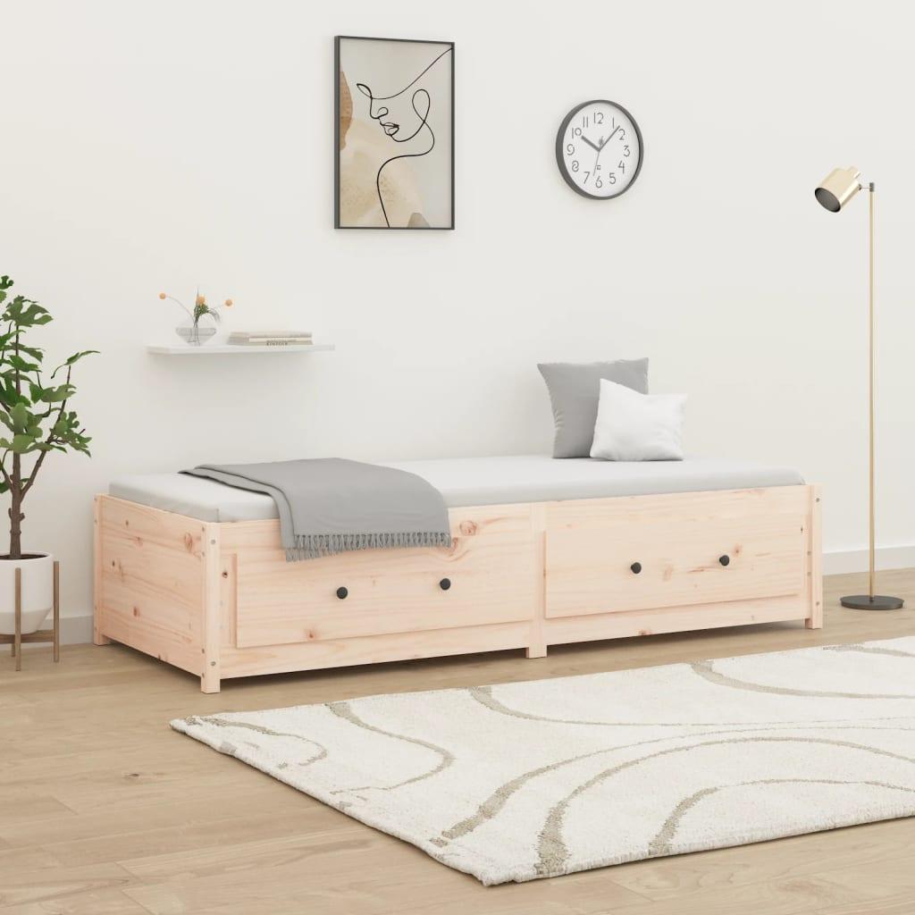 Daybed 75x190 cm Lille enkelt massivt træ fyr