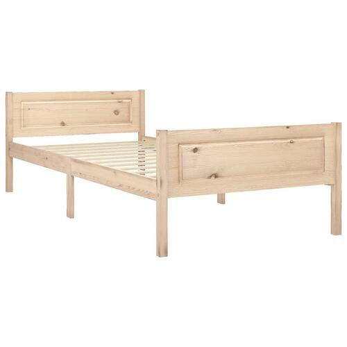 Sengestel 100x200 cm massivt fyrretræ