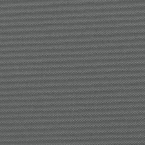 Sammenrullelig sidemarkise 180x1000 cm antracitgrå
