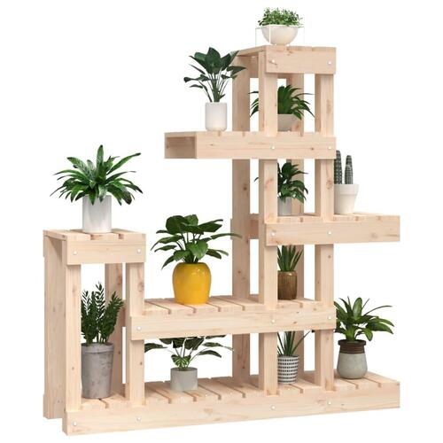 Plantestativ 92x25x97 cm massivt fyrretræ