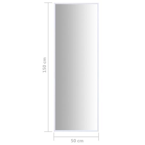 Spejl 150x50 cm hvid