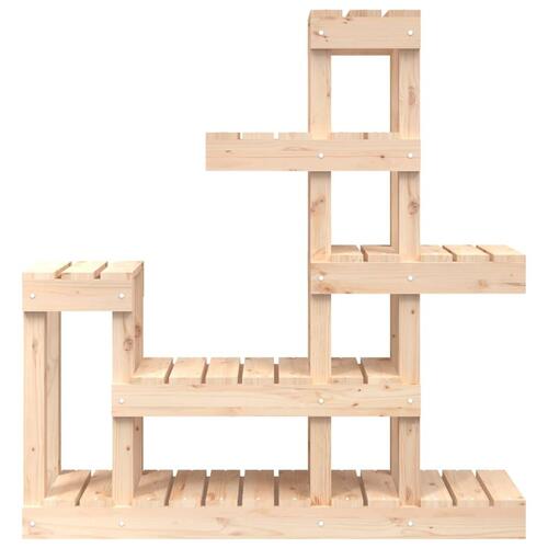 Plantestativ 92x25x97 cm massivt fyrretræ