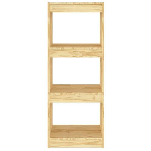 Bogreol/rumdeler 40x30x103,5 cm massivt fyrretræ