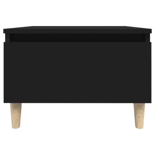 Sidebord 50x46x35 cm konstrueret træ sort