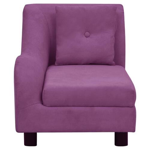 Hundesofa med pude 83x44x44 cm plys bordeauxfarvet