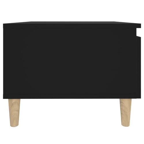 Sidebord 50x46x35 cm konstrueret træ sort