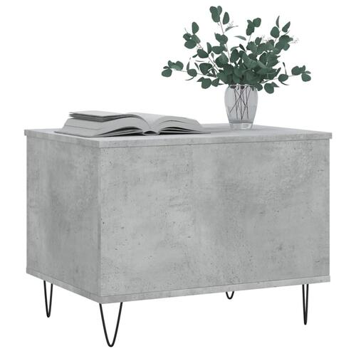 Sofabord 60x44,5x45 cm konstrueret træ betongrå