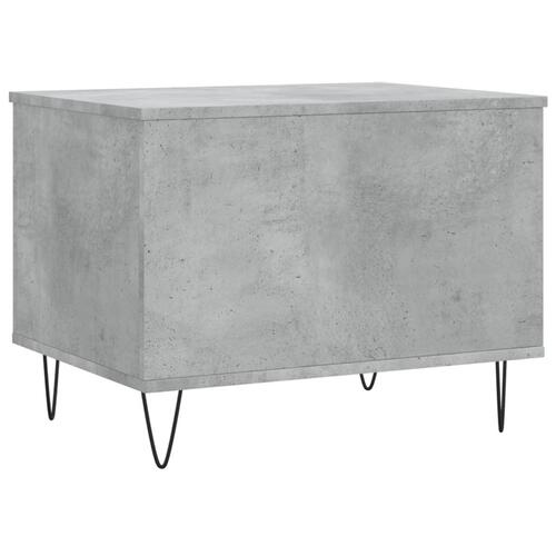 Sofabord 60x44,5x45 cm konstrueret træ betongrå
