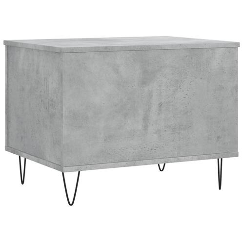 Sofabord 60x44,5x45 cm konstrueret træ betongrå