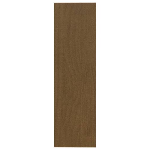 Bogskab/rumdeler 100x30x103 cm massivt fyrretræ honningbrun