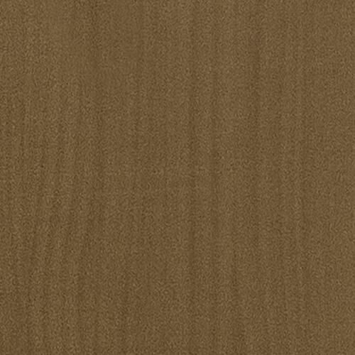 Bogskab/rumdeler 100x30x103 cm massivt fyrretræ honningbrun