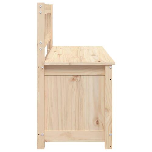 Bænk 110x41x76,5 cm massivt fyrretræ