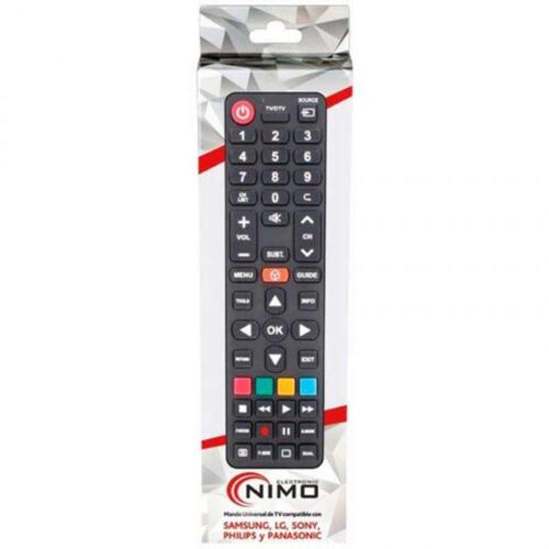 Universal fjernbetjening NIMO Sort LG, Panasonic, Philips, Samsung, Sony