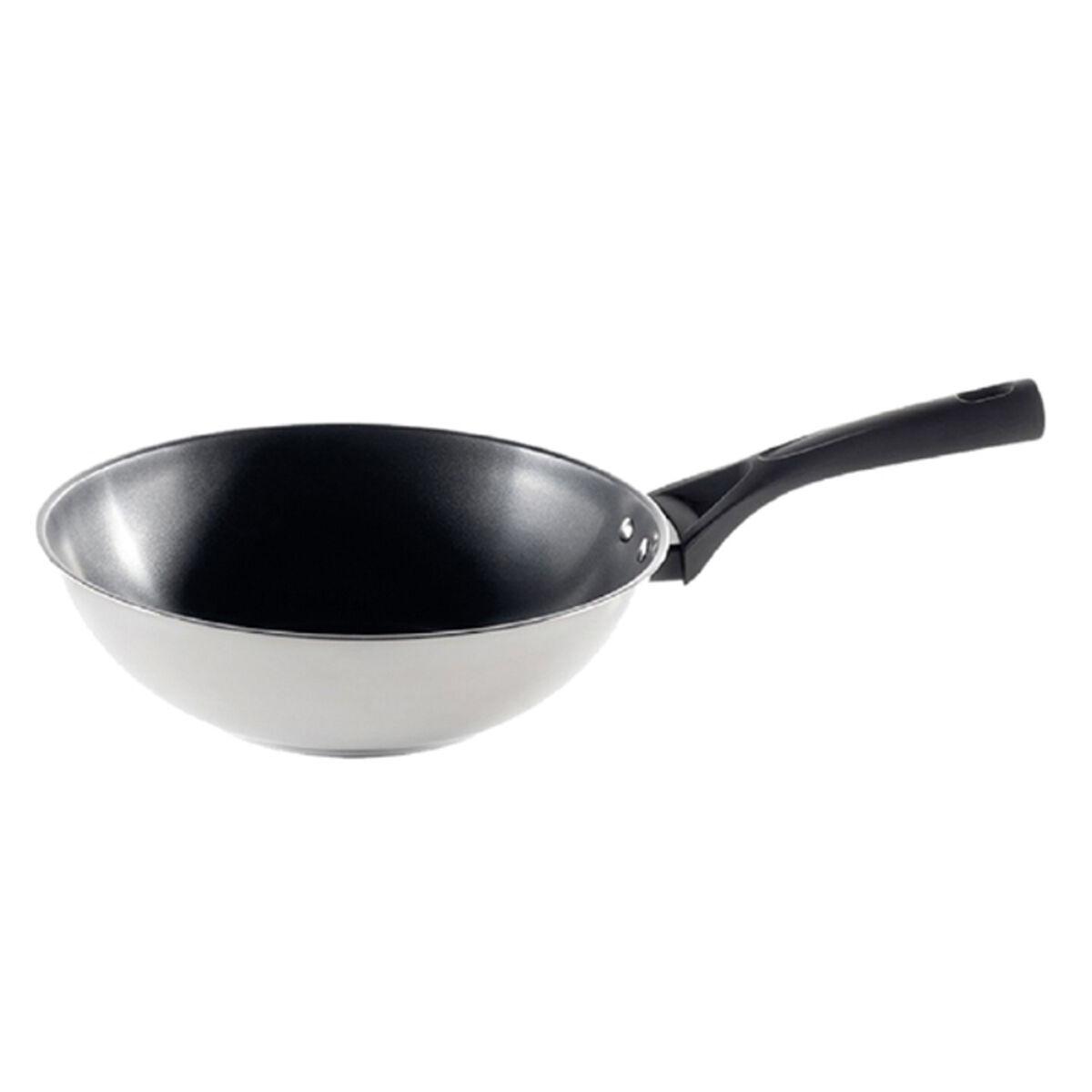 Pyrex wokpande 48 × 29 × 14 cm - metal med bakelit-håndtag