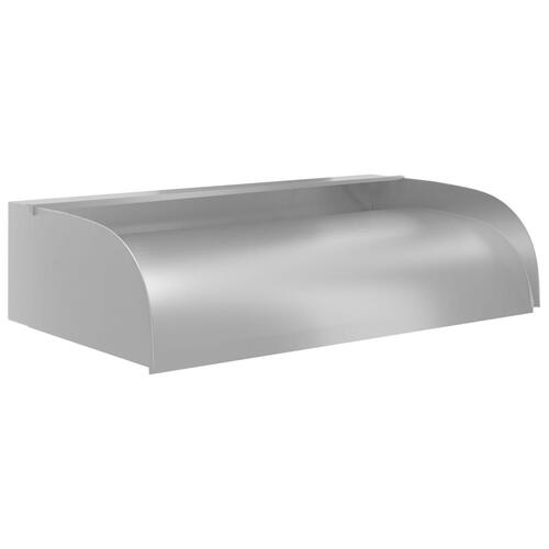 Havespringvand med LED-lys 60x34x14 cm rustfrit stål 304