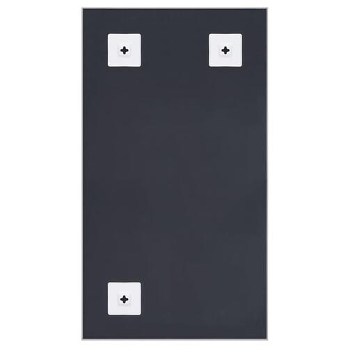 Spejl 80x60 cm sølvfarvet