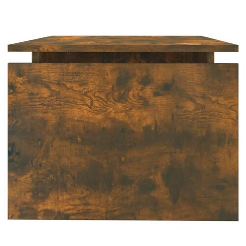 Sofabord 68x50x38 cm konstrueret træ røget egetræsfarve