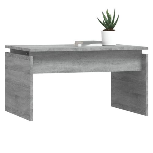 Sofabord 68x50x38 cm konstrueret træ grå sonoma-eg