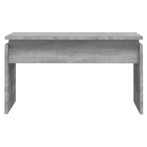 Sofabord 68x50x38 cm konstrueret træ grå sonoma-eg