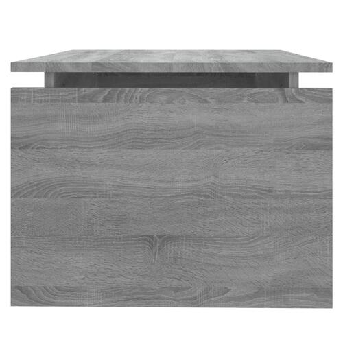 Sofabord 68x50x38 cm konstrueret træ grå sonoma-eg