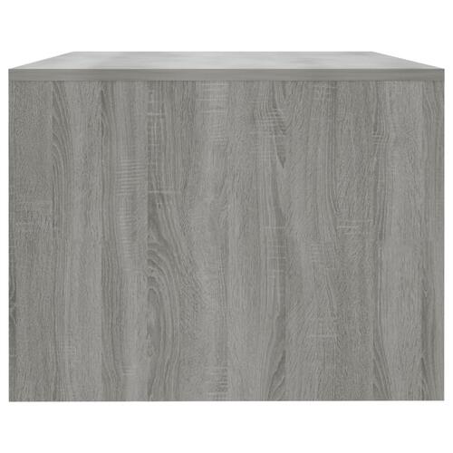 Sofabord 102x55x42 cm konstrueret træ grå sonoma-eg