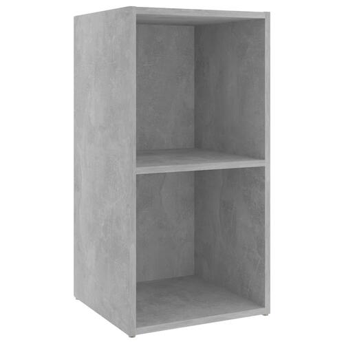 Tv-skab 72x35x36,5 cm konstrueret træ betongrå