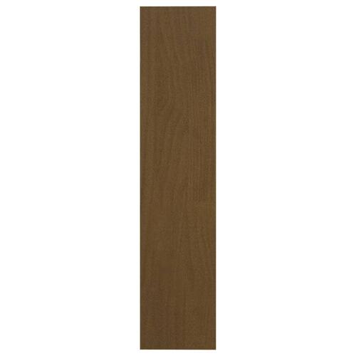 Bogskab/rumdeler 100x30x135,5 cm massivt fyrretræ honningbrun