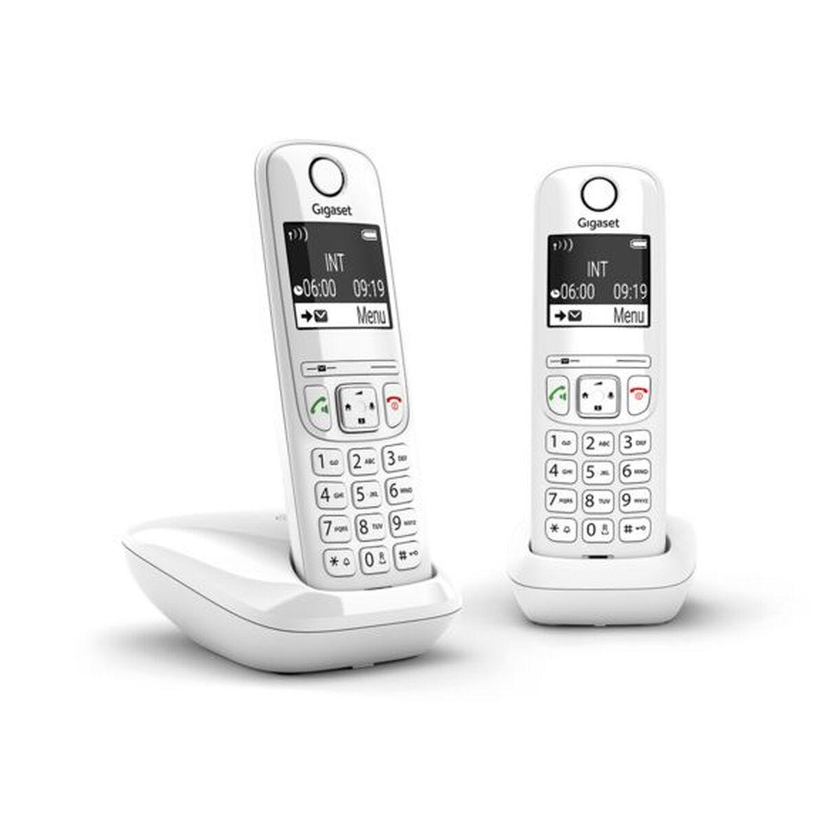 Trådløs telefon Gigaset AS690 Duo Hvid