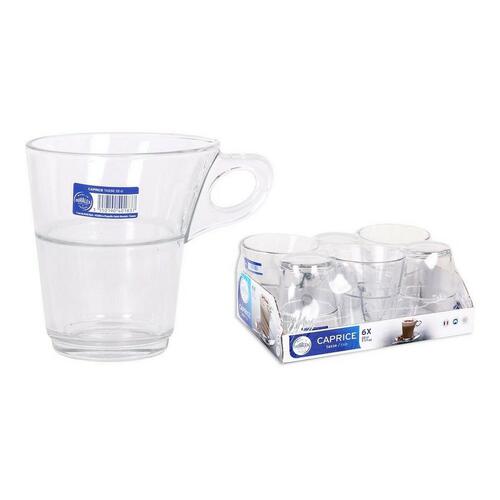 Dele kaffekopsæt Duralex Caprice 220 ml 6 Dele (6 enheder) (6 uds)