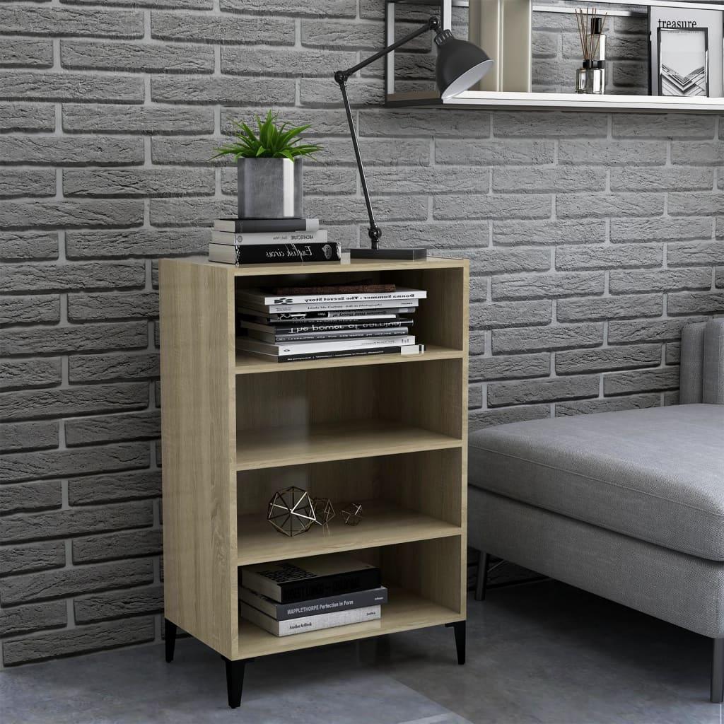 Skænk 57x35x90 cm konstrueret træ sonoma-eg