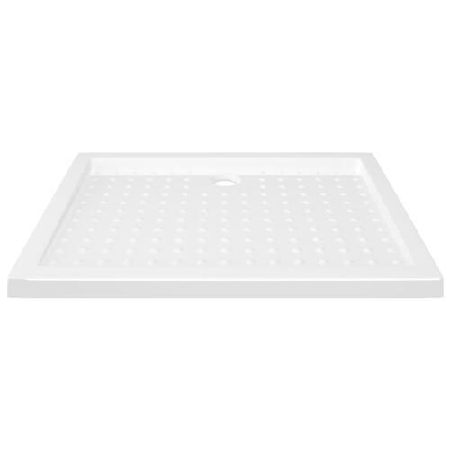 Brusekar med dupper 90x70x4 cm ABS hvid