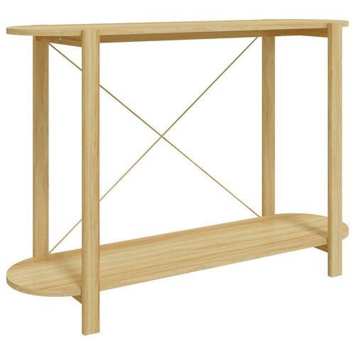 Konsolbord 110x38x75 cm konstrueret træ