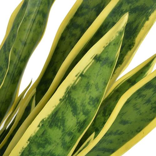 Kunstig sansevieria-plante med urtepotte 90 cm Grøn