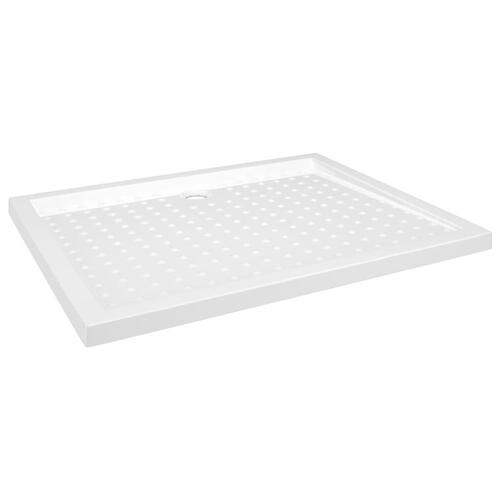 Brusekar med dupper 80x100x4 cm ABS hvid