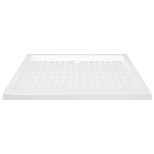 Brusekar med dupper 80x100x4 cm ABS hvid