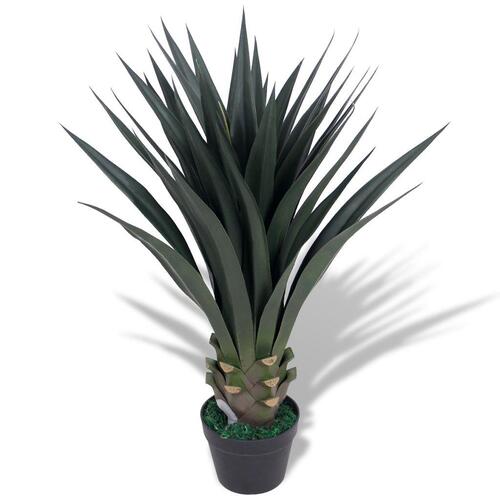 Kunstig yuccaplante med urtepotte 85 cm grøn