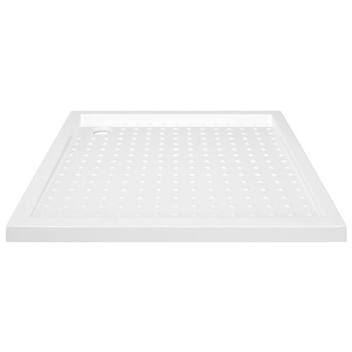 Brusekar med dupper 90x90x4 cm ABS hvid