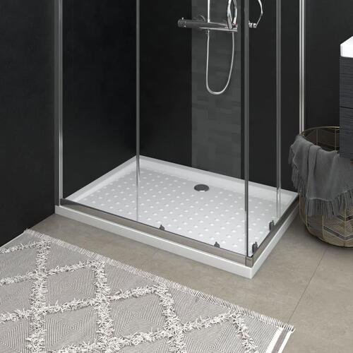 Brusekar med dupper 70x100x4 cm ABS hvid