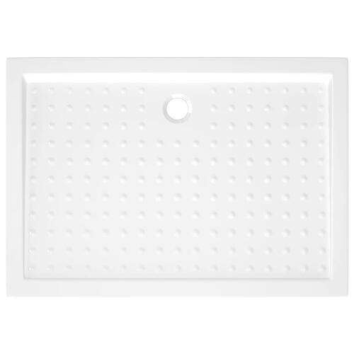 Brusekar med dupper 70x100x4 cm ABS hvid