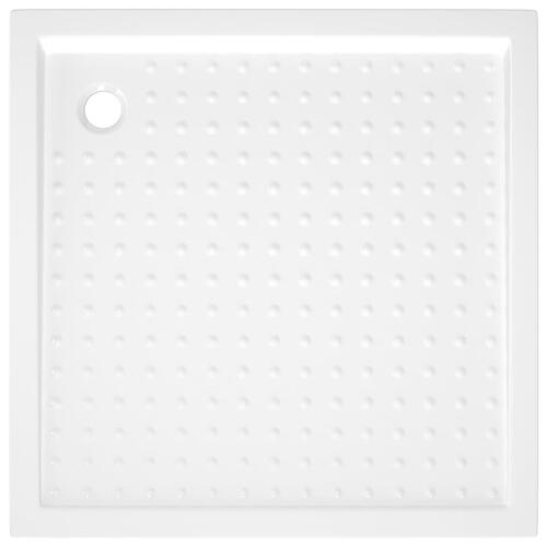Brusekar med dupper 80x80x4 cm ABS hvid