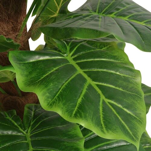 Kunstig taro-plante med urtepotte 145 cm grøn