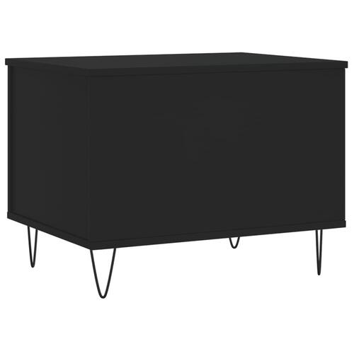 Sofabord 60x44,5x45 cm konstrueret træ sort