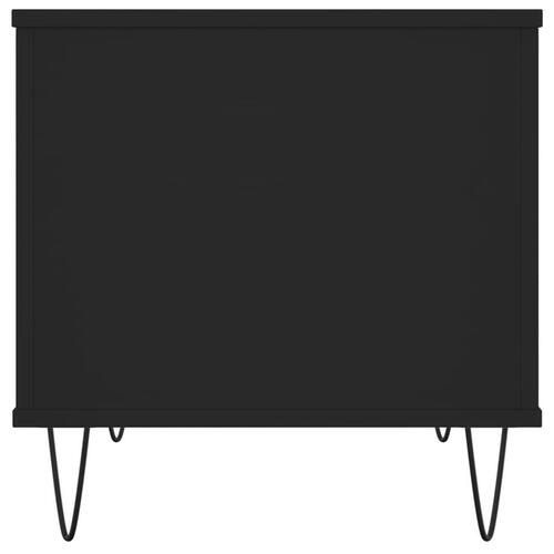 Sofabord 60x44,5x45 cm konstrueret træ sort