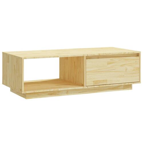 Sofabord 110x50x33,5 cm massivt fyrretræ