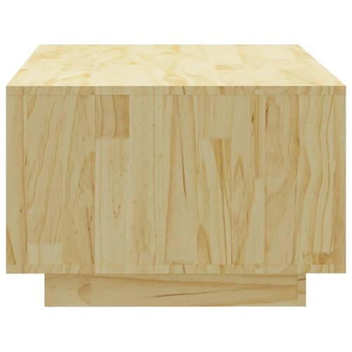 Sofabord 110x50x33,5 cm massivt fyrretræ