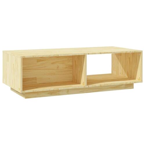 Sofabord 110x50x33,5 cm massivt fyrretræ