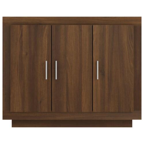 Skænk 92x35x75 cm konstrueret træ brun egetræsfarve